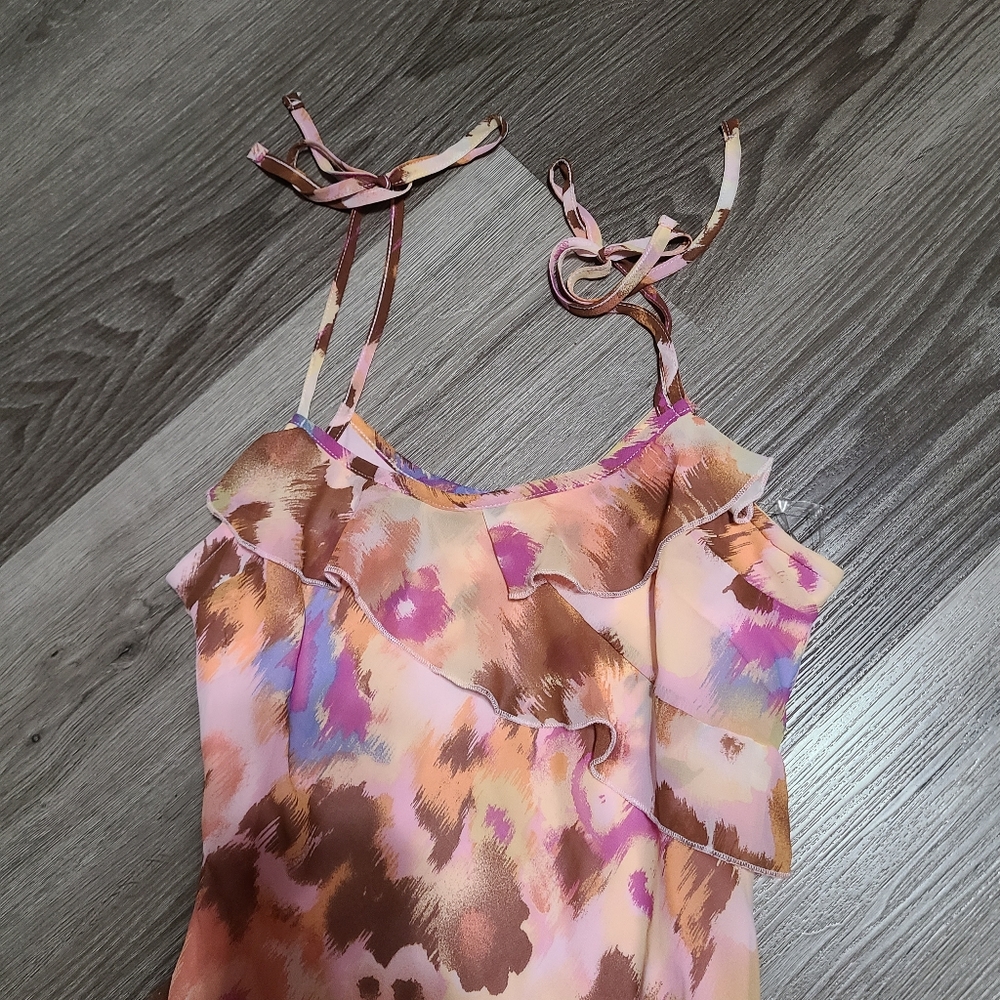 Y2k Rue21 Ruffle Dress Size Small - Picture 3 of 4